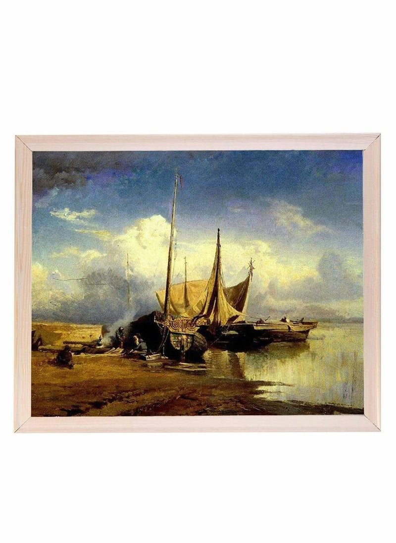 Generic - Wooden Frame Canvas Stretcher Bars for DIY Canvas Oil Painting Diamond Painting Craft Wall Art Canvas Prints Paintings Pictures Frames Kit 40 x 50 cm - Image 1