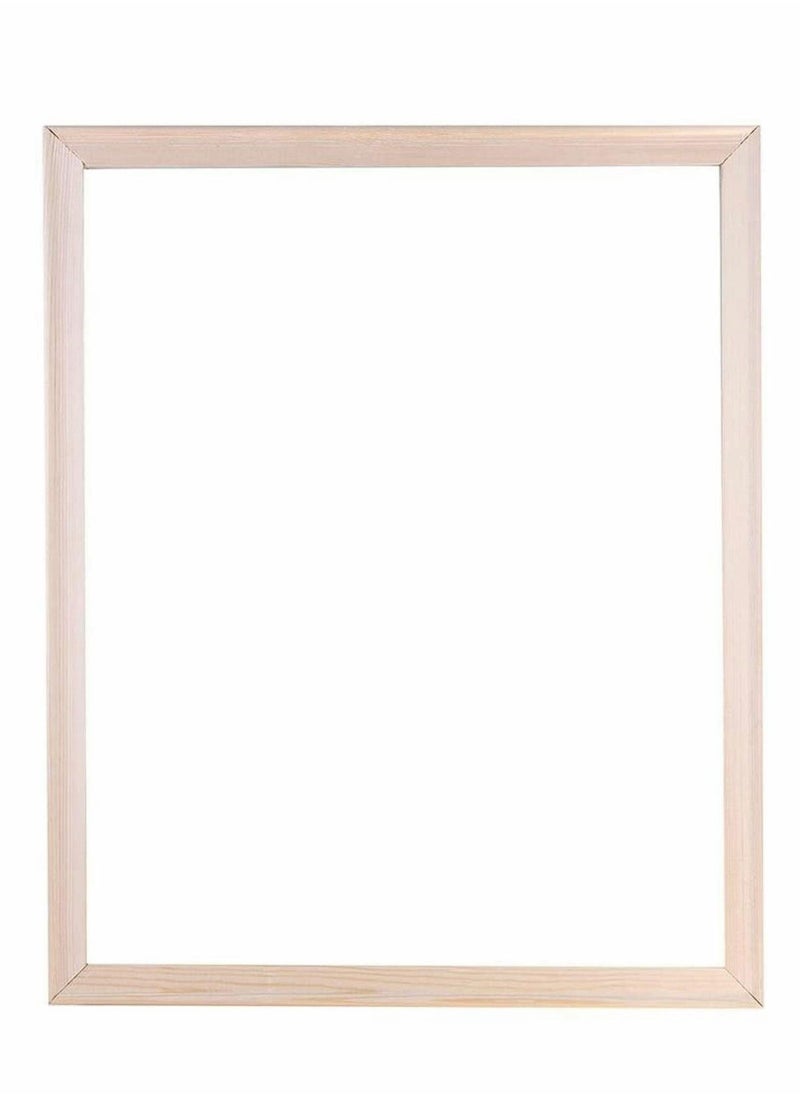 Generic - Wooden Frame Canvas Stretcher Bars for DIY Canvas Oil Painting Diamond Painting Craft Wall Art Canvas Prints Paintings Pictures Frames Kit 40 x 50 cm - Image 1