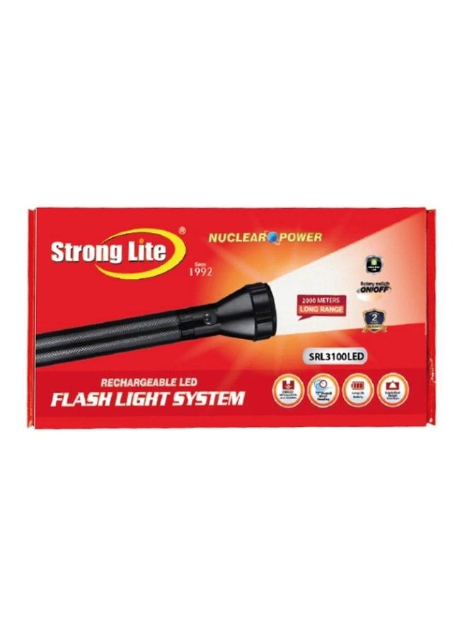 سترونج لايت مصباح يدوي LED قابل للشحن أسود - Image 2