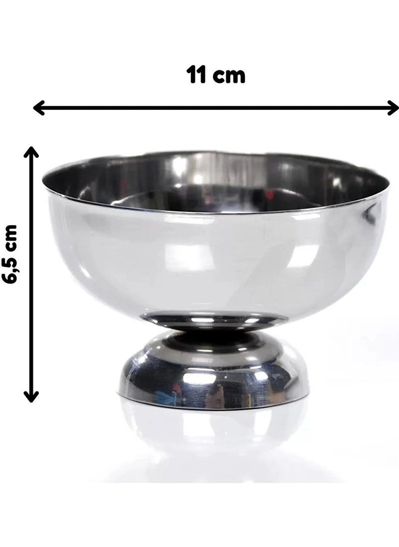 KT Home - Rice Halva Scale Steel Ice Cream Bowl No:3 - Image 1