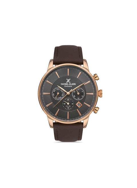 Leather Chronograph Watch DK.1.13168-5