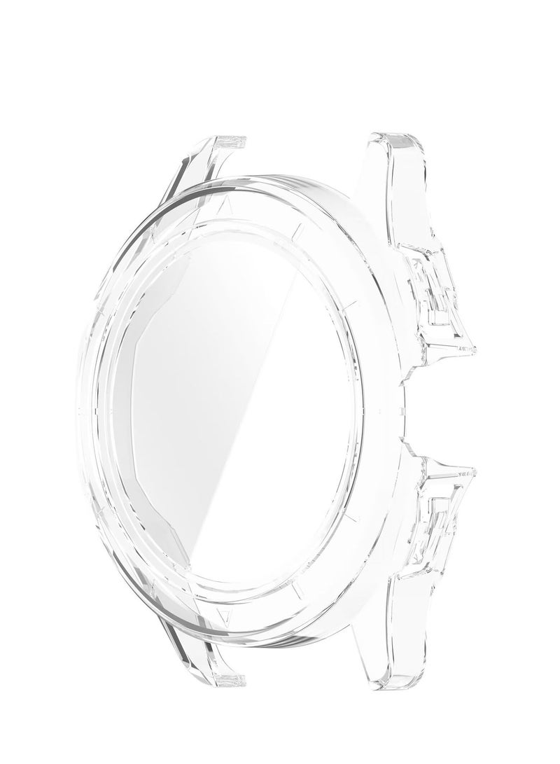Case Compatible with Xiaomi Watch S4 Sport PC + Screen Tempered Film Integrated Anti-Fall Watch Cover Compatible with Xiaomi Watch S4 Sport (Transparent)  - Image 2