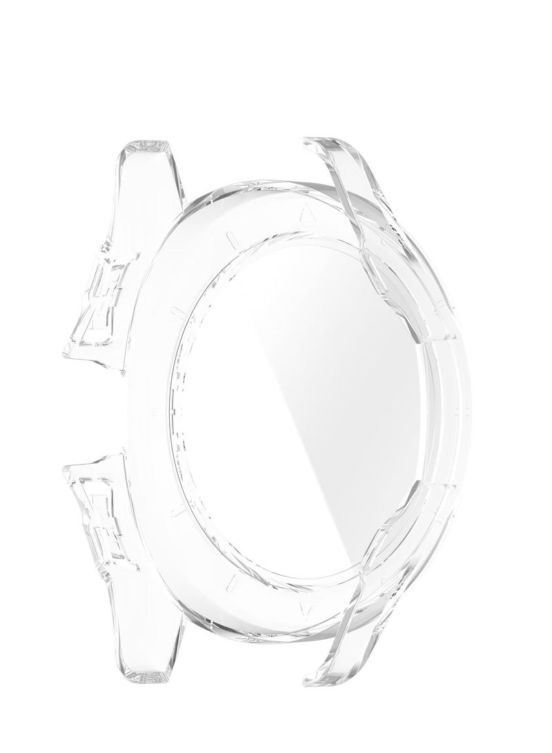 Case Compatible with Xiaomi Watch S4 Sport PC + Screen Tempered Film Integrated Anti-Fall Watch Cover Compatible with Xiaomi Watch S4 Sport (Transparent)  - Image 5