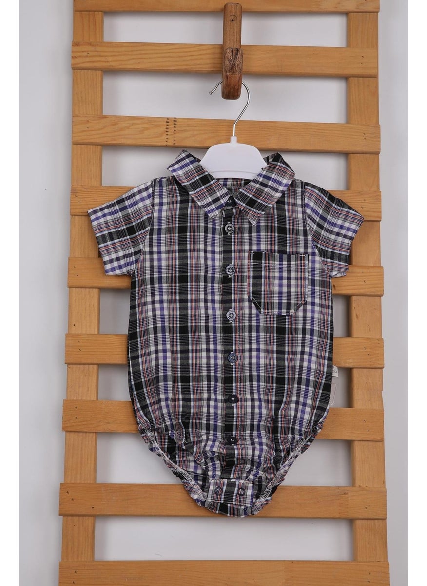 Short Sleeve Poplin Fabric Baby Boy Plaid Shirt Badi 3503S - pzsku/ZD8C04AC414E31189870DZ/45/_/1725790091/8a0090da-6343-42c8-a001-c0bd10178618