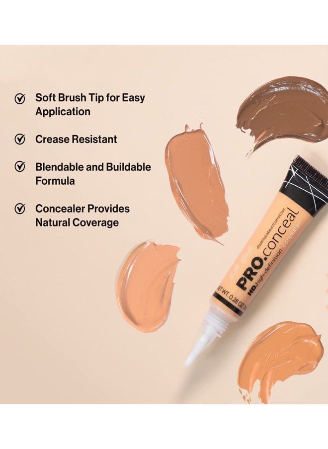 GLAZZI - Pro Conceal HD Concealer, Long-Wearing Formula Neutralizes Dark Spots, Blue Hues, Scars, and Dark Circles, Can Be Used Before Makeup, Perfectly Blends Into Liquid Foundation - Image 1