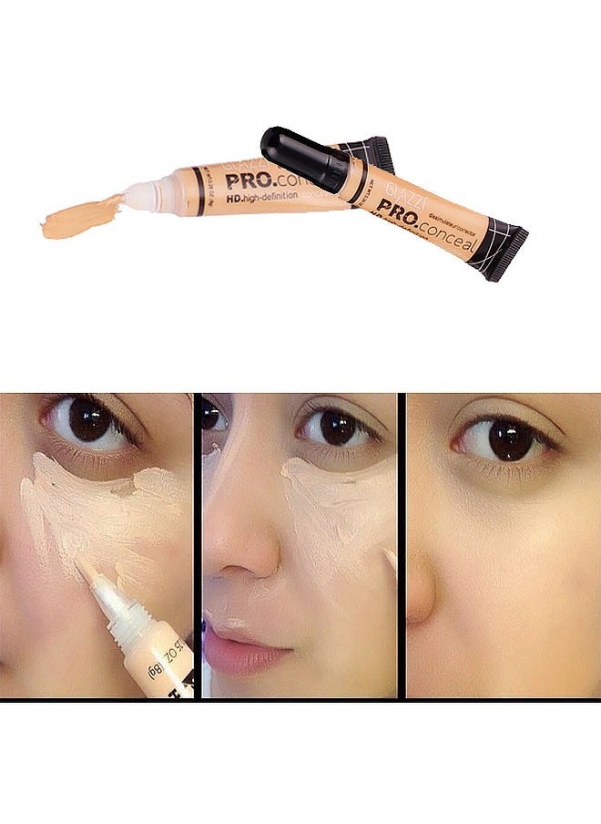 GLAZZI - Pro Conceal HD Concealer, Long-Wearing Formula Neutralizes Dark Spots, Blue Hues, Scars, and Dark Circles, Can Be Used Before Makeup, Perfectly Blends Into Liquid Foundation - Image 1