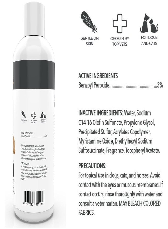 Smiling Paws Pets - Itch Relief Shampoo for Pets - Contains Benzoyl Peroxide - Kills Fleas - Relieves Allergies, Itching, Dermatitis, Mange, Dandruff, Acne, Demodex, Seborrhea, Pyoderma - 12oz - Image 5