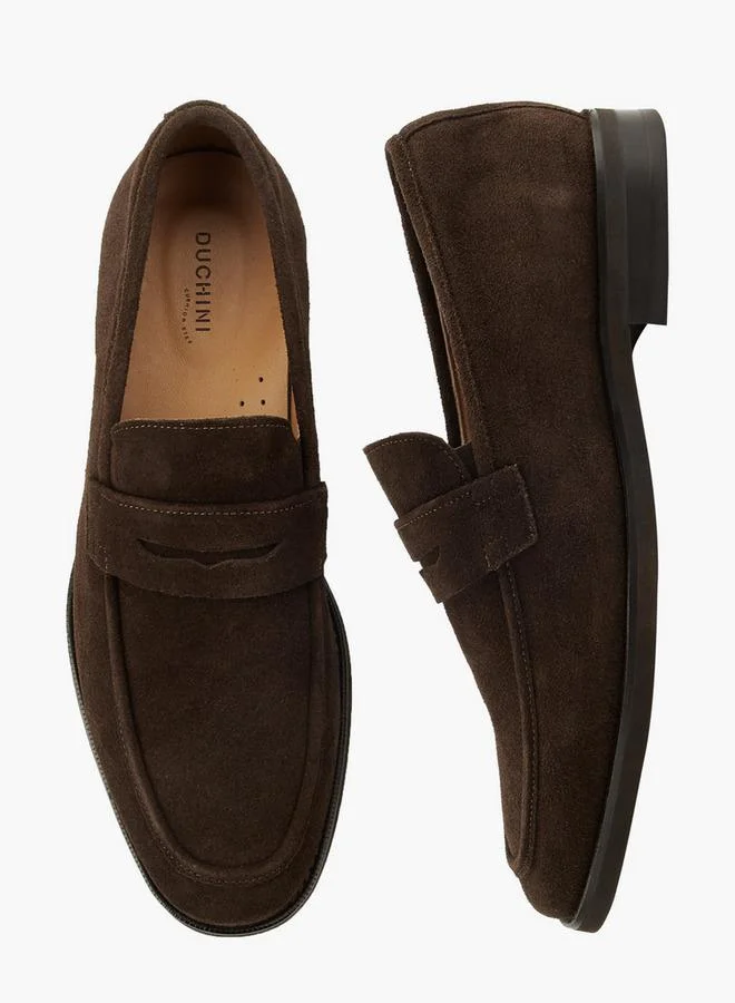 Duchini BROWN Men Leather Penny Loafers for Men | Best Price UAE