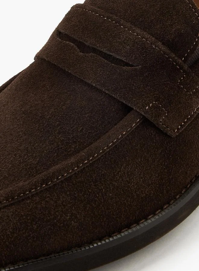 Duchini BROWN Men Leather Penny Loafers for Men | Best Price UAE
