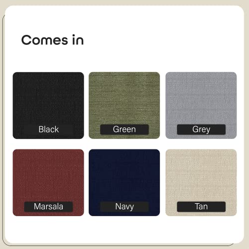 Achim Soft Window Darcy Curtain Valance, Green & Camel - 58 Inch Width, 14 Inch Length, 1.5 Inch Rod Pocket, Light Filtering,- for Kitchen and Bathroom by Achim Home Decor - Image 5