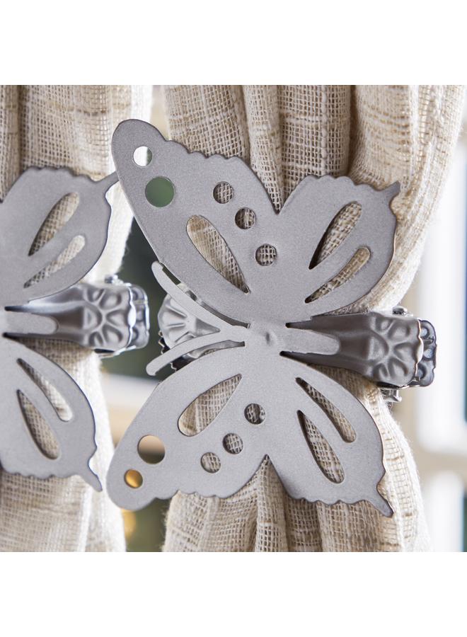 BUTTERFLY Clip Tie Back Set Of 2 - Image 4