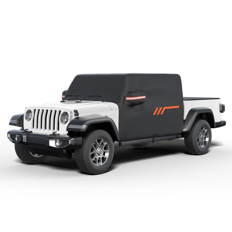 JOYTUTUS Cab Cover Compatible with Gladiator JT 20202025 Waterproof Gladiator Rain Cover Car Cover Windproof All Weather Cover Scratch Resistant Auto Cover