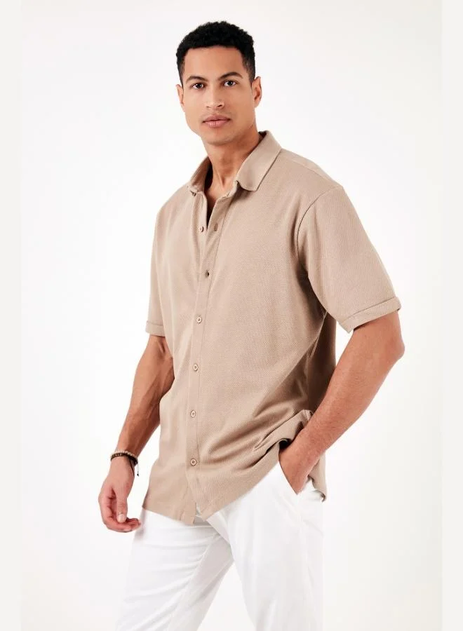 Buratti  Buratti Cotton Regular Fit Short Sleeve Shirt Men's SHIRT 5902724 for Men | Best Price UAE