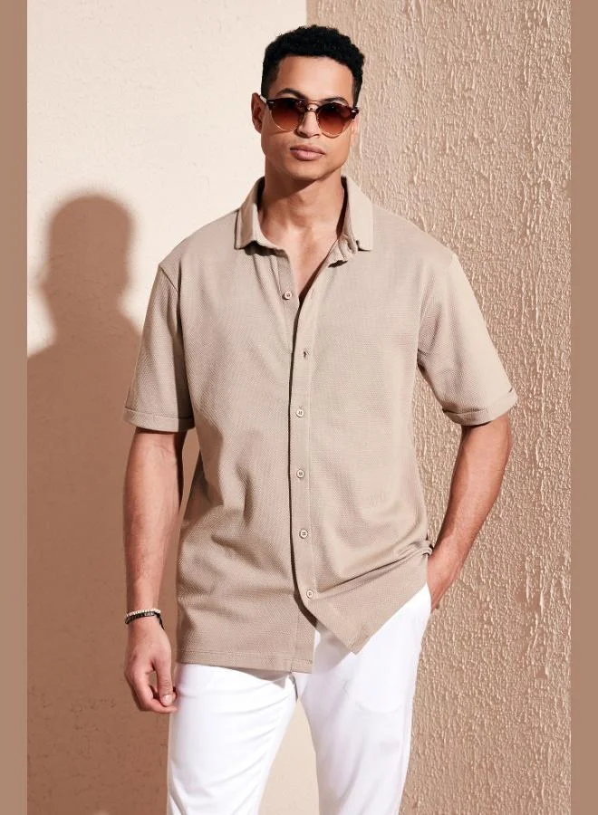 Buratti Buratti Cotton Regular Fit Short Sleeve Shirt Men's SHIRT 5902724