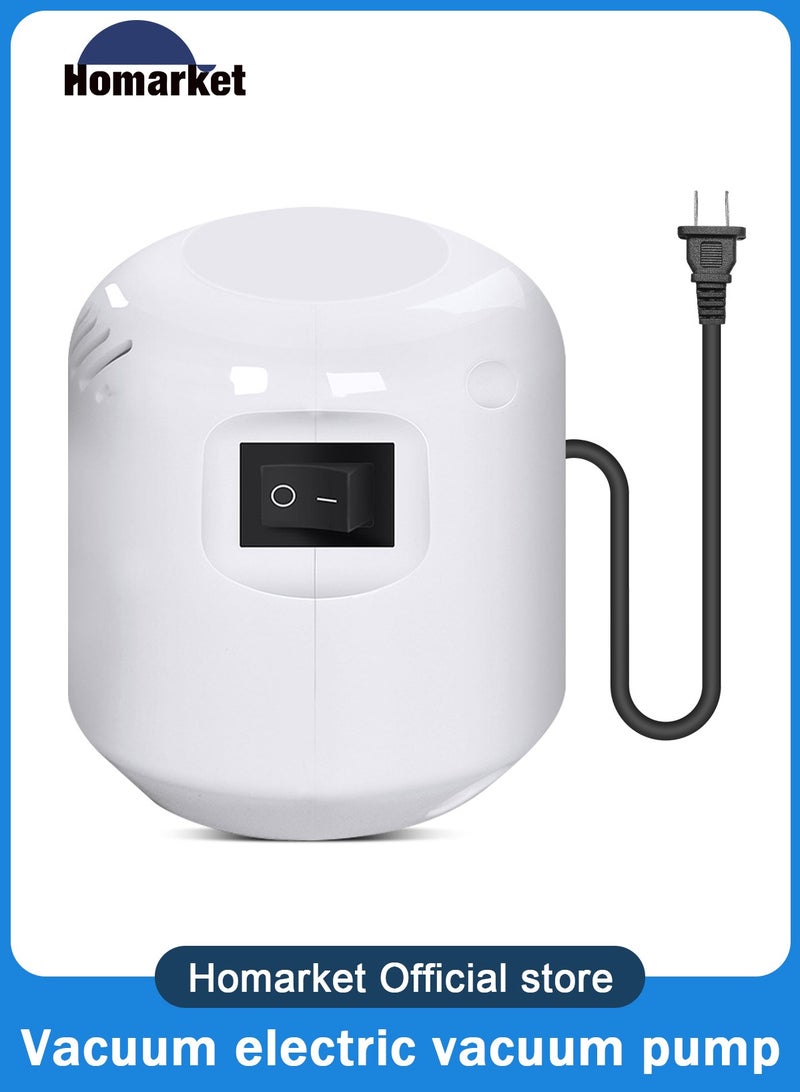 هومار كيت مضخة كهربائية لأكياس التخزين المفرغة من الهواء، مضخة تفريغ للسفر لملابس الضغط، مضخة هواء محمولة لأكياس الختم المفرغة من الهواء (حقيبة التخزين غير متضمنة) - Image 1