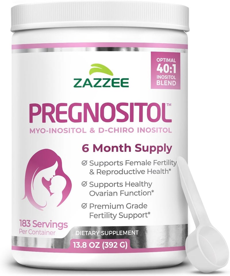 Zazzee Pregnositol Powder 6 Month Supply for Women - Image 1