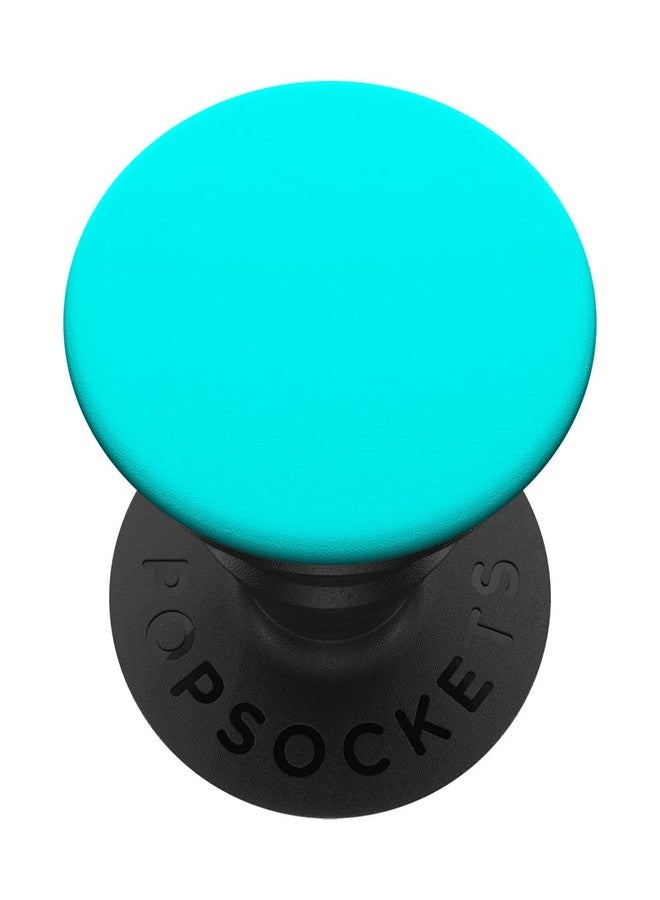 PopSockets Phone Grip with Expanding Kickstand - Bright Aqua PopSockets Adhesive PopGrip - Image 1