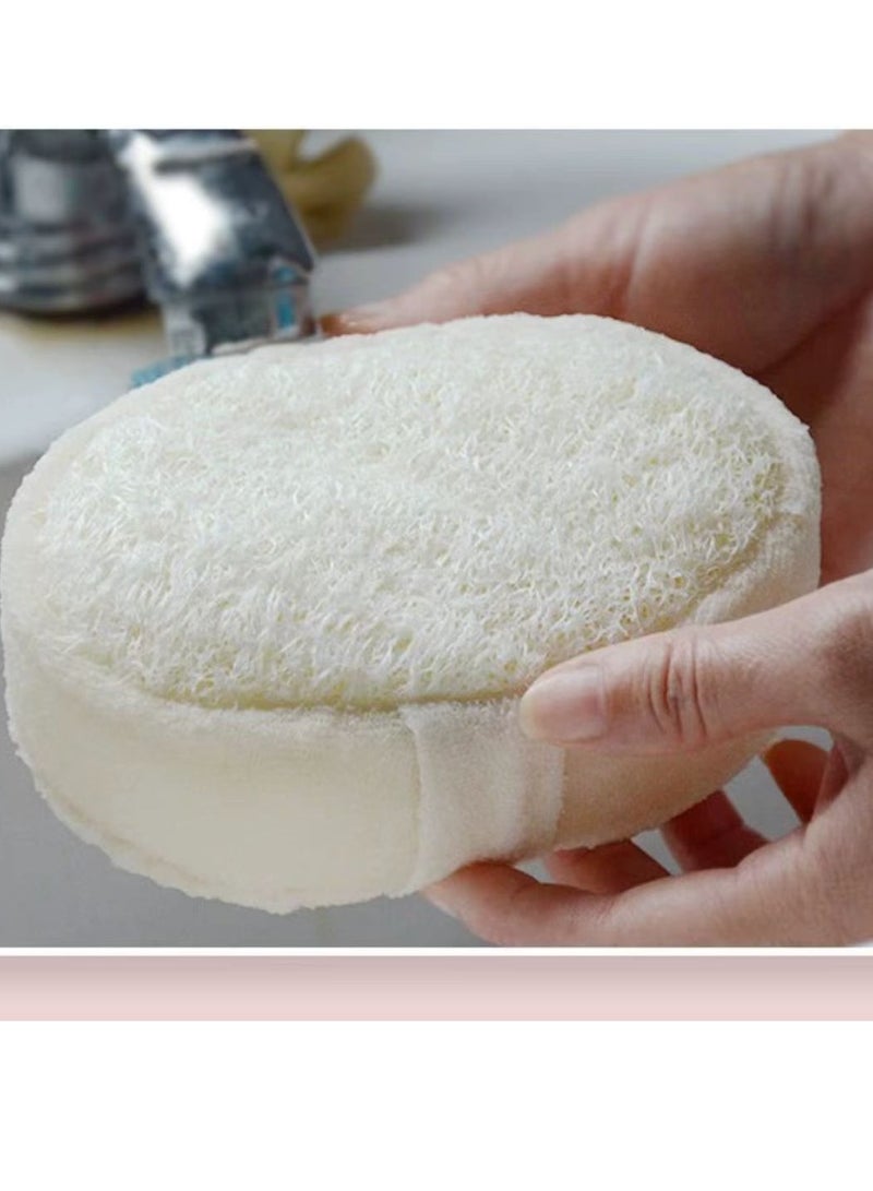 Thickened sponge loofah bath scrubber for exfoliating, removing dead skin, and washing your back, a bathing essential. - Image 4