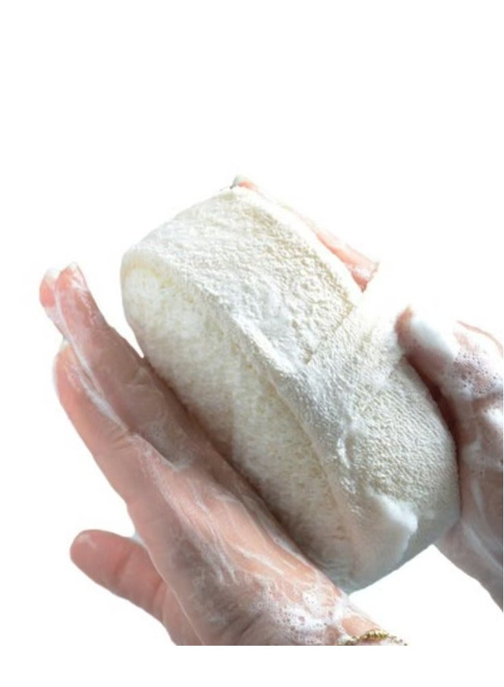 Thickened sponge loofah bath scrubber for exfoliating, removing dead skin, and washing your back, a bathing essential. - Image 3