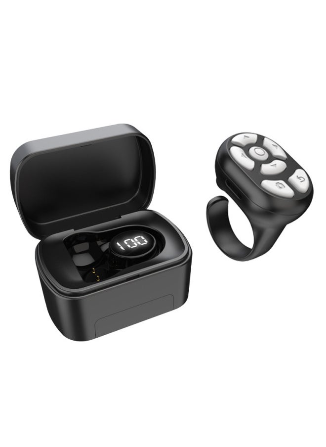 Generic - Multi-function Shaking Audio And Video Remote Control Bluetooth Like Page Turning Artifact Comes With Charging Bin Remote Control Ring-Color:Jx-06pro [skin Color] *silent Button - Image 1
