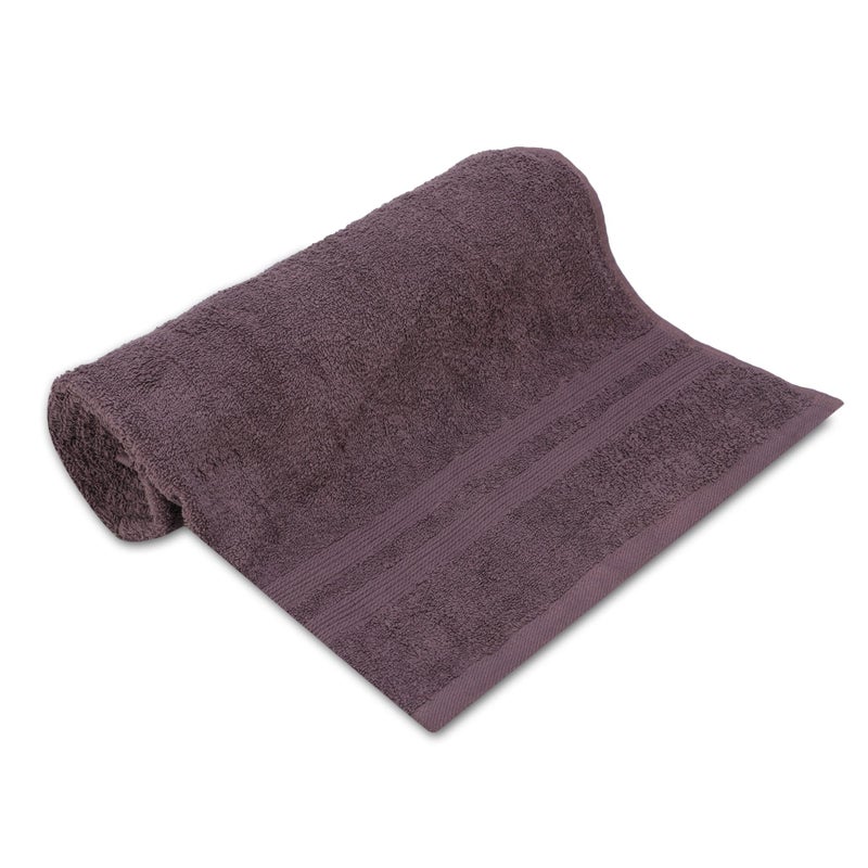 LUSH & BEYOND Purple Cotton 500 GSM Solid Bath Towel - Image 3