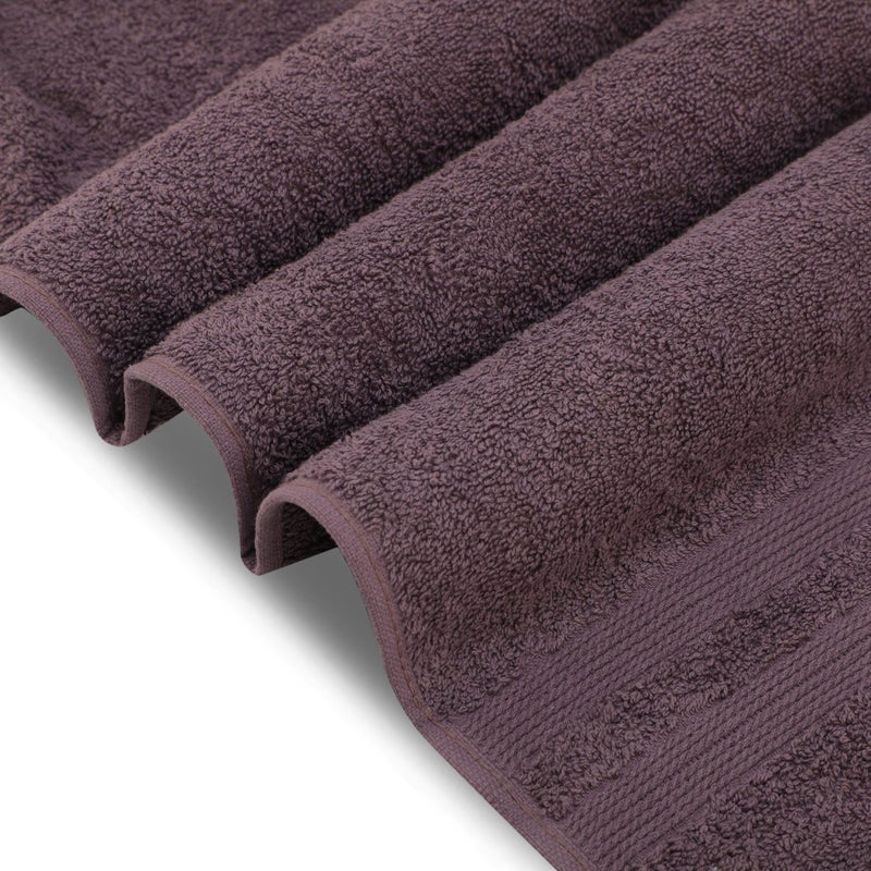 LUSH & BEYOND Purple Cotton 500 GSM Solid Bath Towel - Image 5