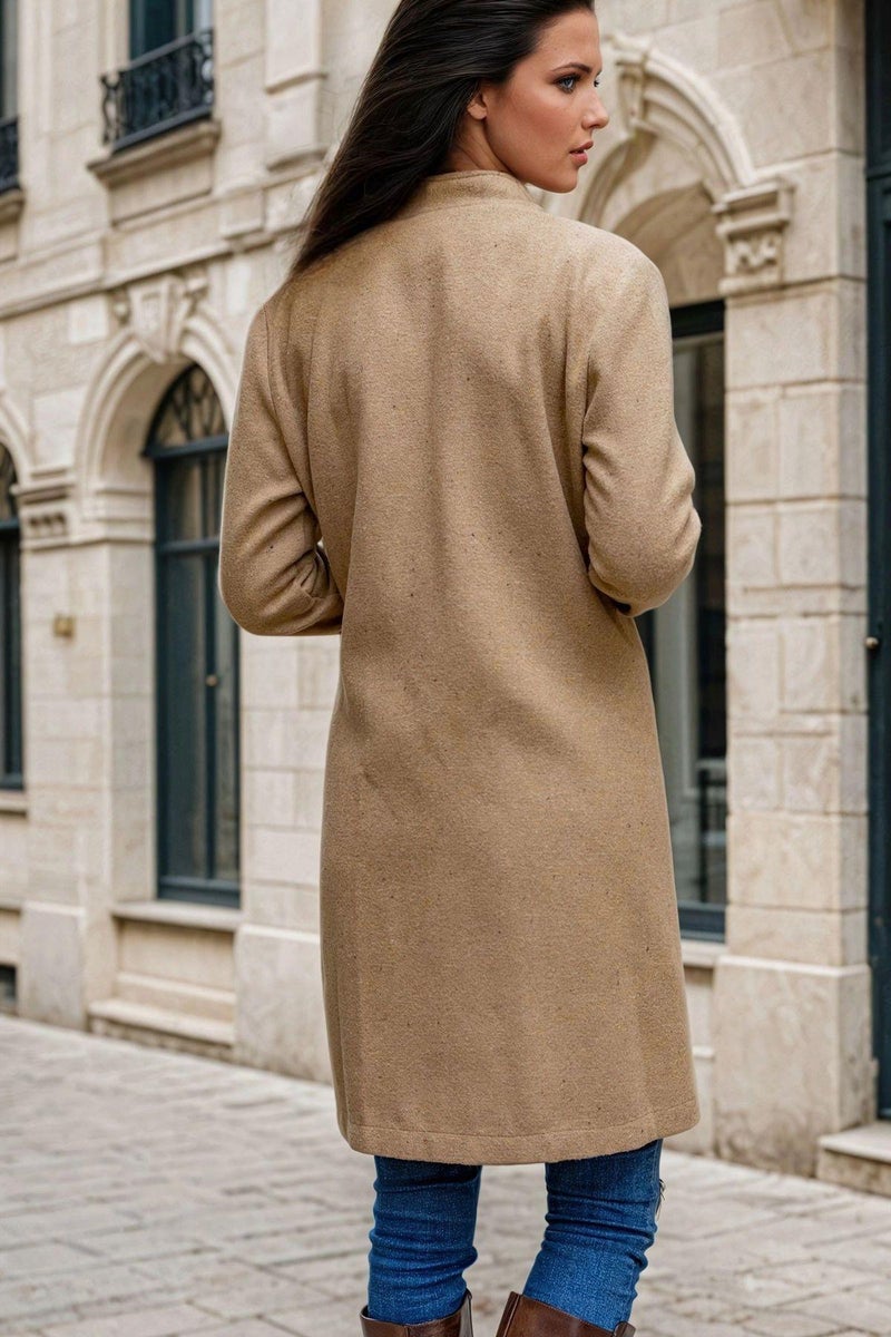 Weshaya Coat Women Caramel - Image 2
