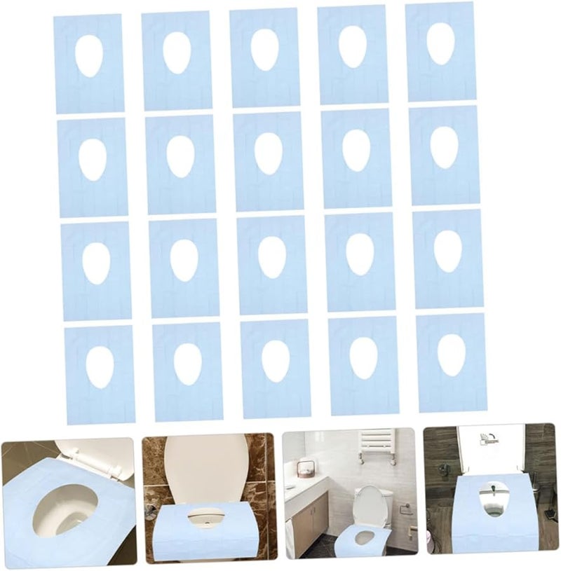 غطاء مقعد مرحاض قابل للتصرف من GANAZONO 20 ورقة، سهل الحمل، بسماكة ممتدة - Image 3