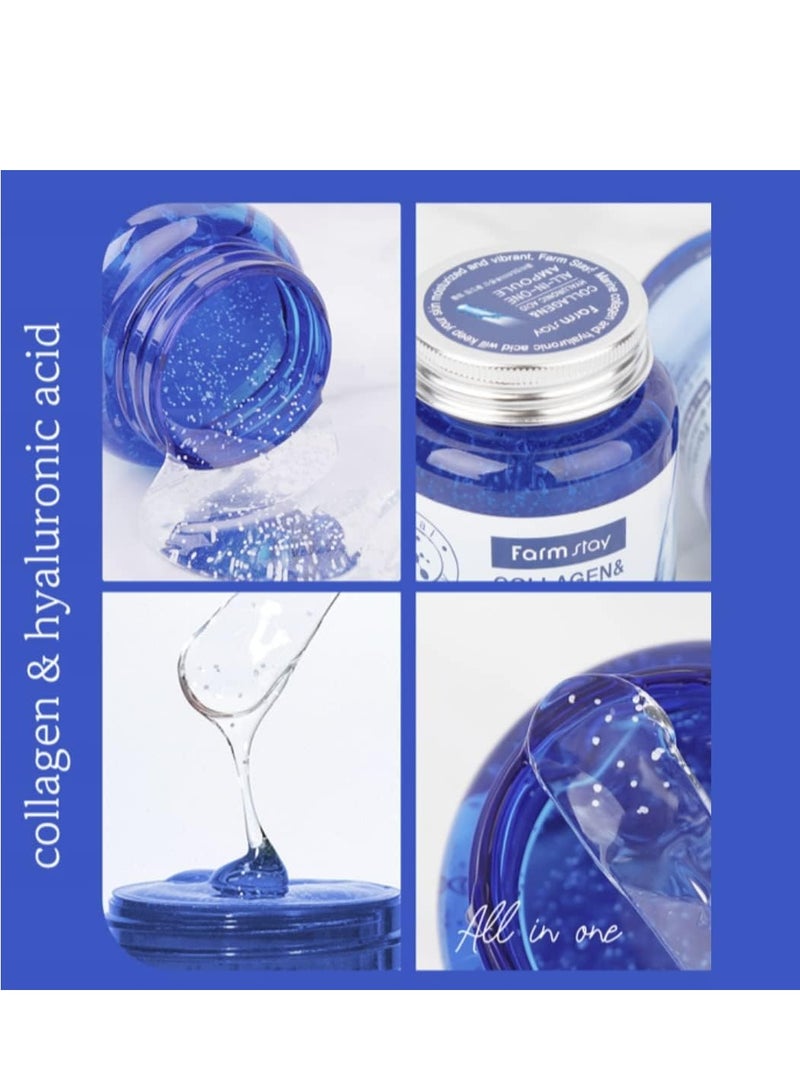 Farm Stay Ampoule Collagen & Hyaluronic Acid All In One 250ml - Image 5