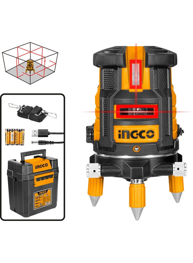 INGCO Self-Leveling 5  Line Laser(Red Laser Beams)