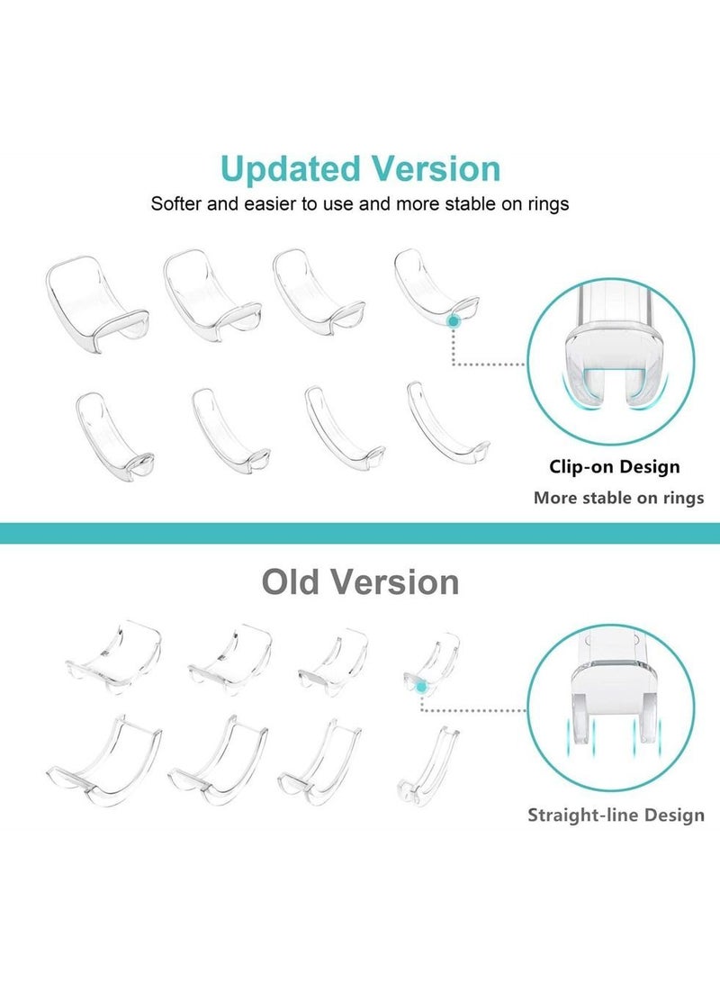 Y&D Ring Size Adjuster, Invisible Adjuster for Loose Rings with 8 Sizes, Fit Any Guard Spacer, Reducer Spacer With Wiping Cloth, Pcs - Image 5