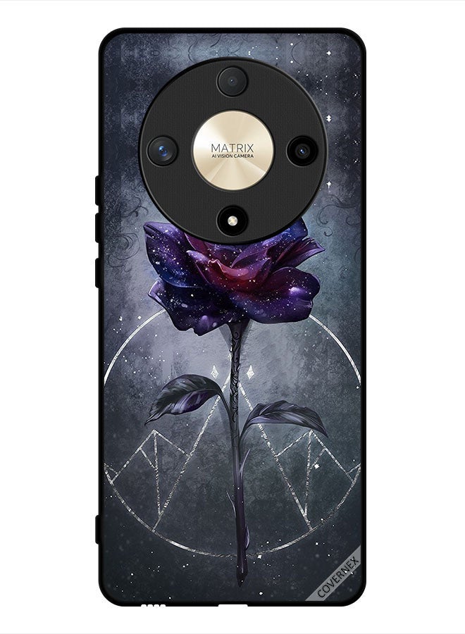 Covernex Protective Case Cover For Honor X9b Dark Flower Wallpaper - Image 1