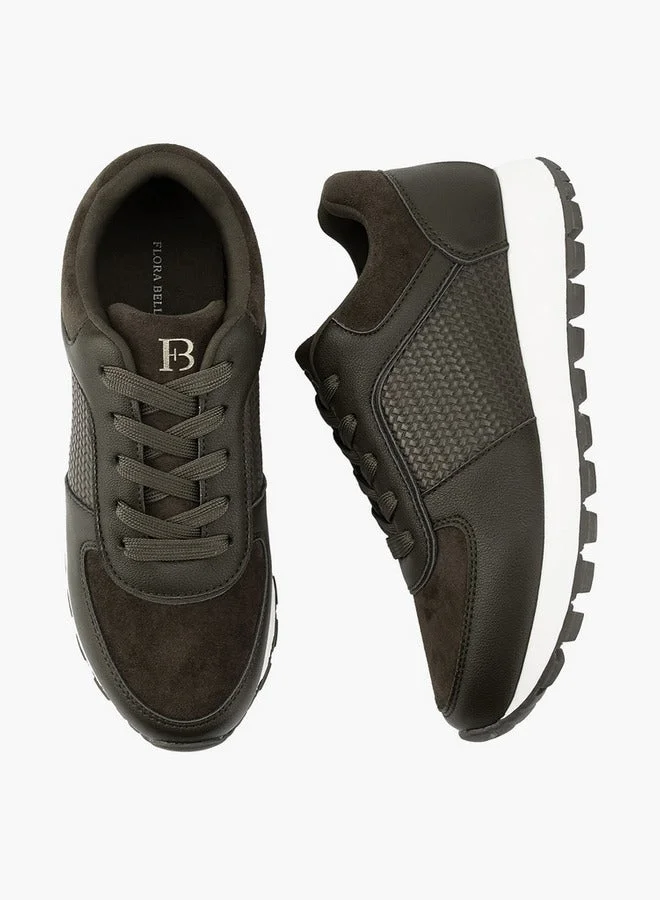 Flora Bella By Shoexpress Flora Bella Panelled Lace-Up Sneakers