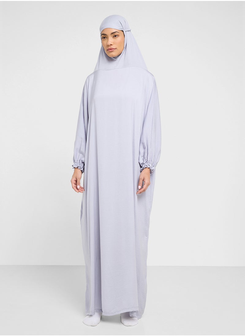 hayas closet Straight Sleeve Hooded Prayer Clothe  - Image 1