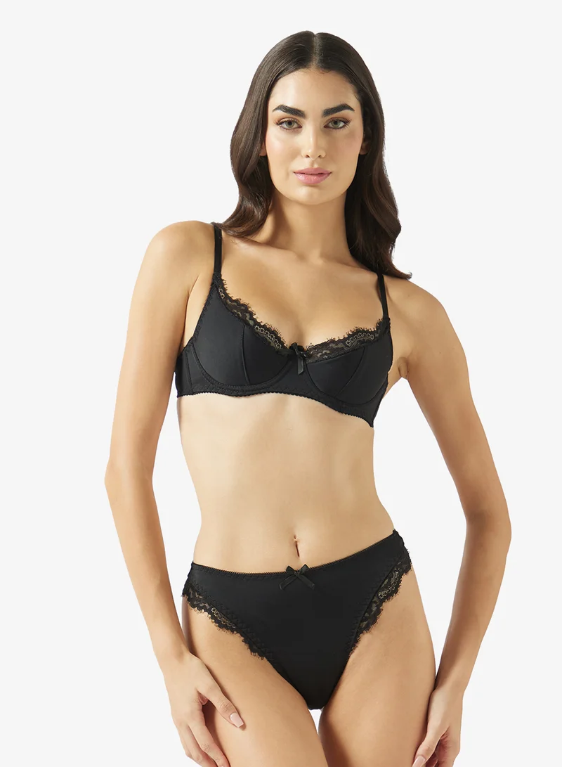 Ginger 2PC Lace Wired Bra & Brief Set