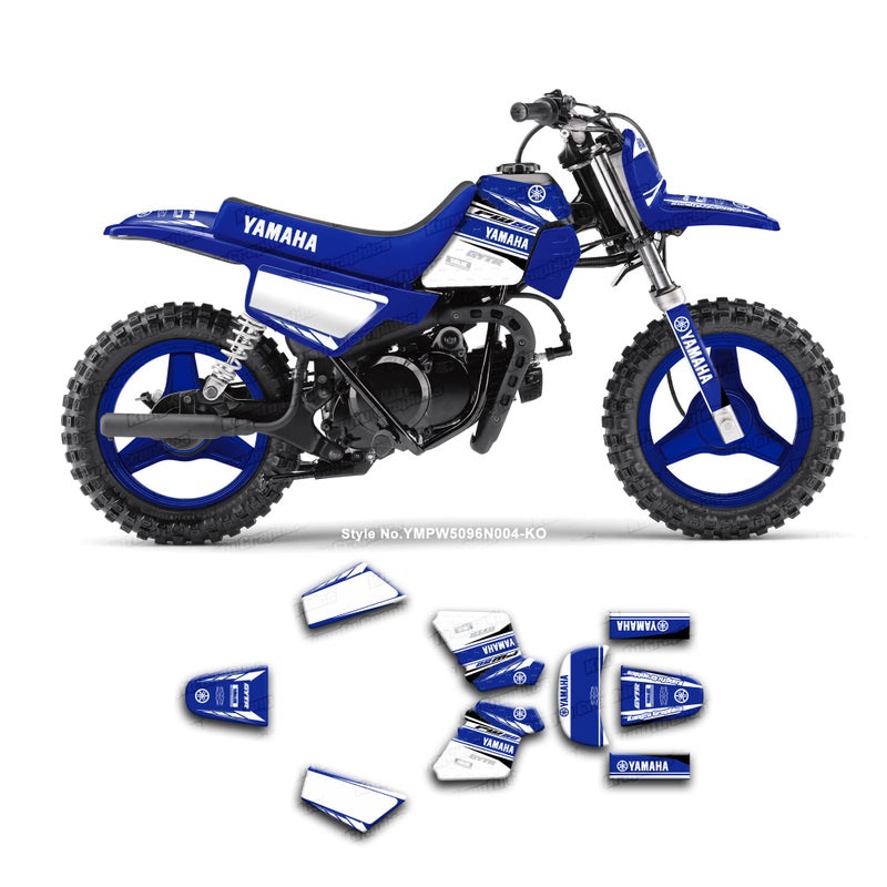 Kungfu Graphics Decal Kit for Yamaha PW 50 PW50 piwi 50 Blue YMPW5096N004KO