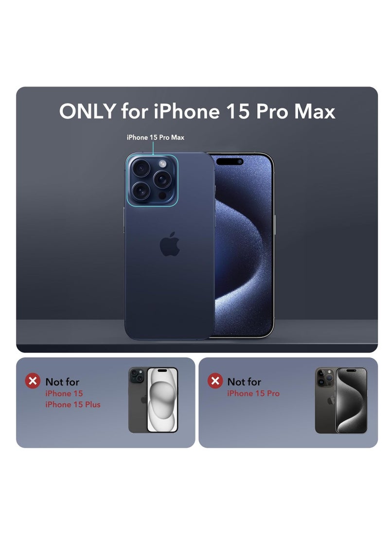 ESR - ESR for iPhone 15 Pro Max Case Full-Body Shockproof Compatible with MagSafe Cover 2-Part Tough Magnetic Phone Case with Stand Exceeds  Protection Armor Series-Clear - Image 1
