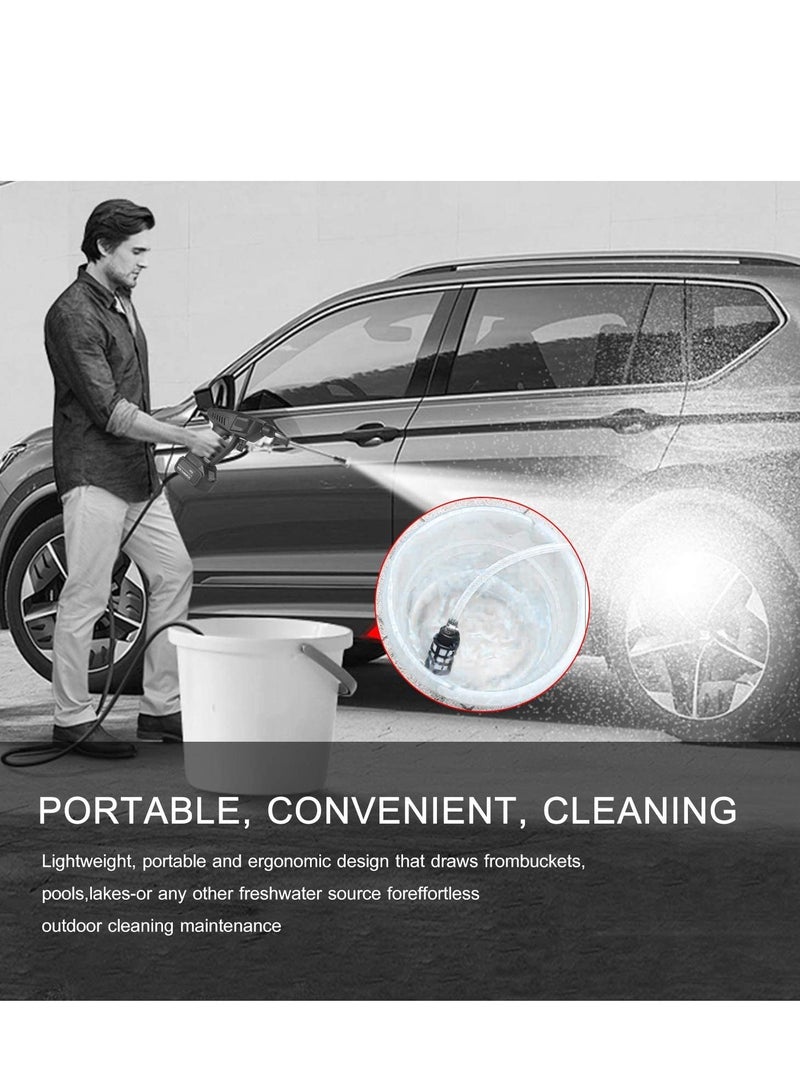 24V Cordless Portable Washer Electric High Pressure Cleaner Machine 30Bar Lithium Battery Handheld Car Cleaning Device With Foam Generator Nozzle Water Pump - Image 3