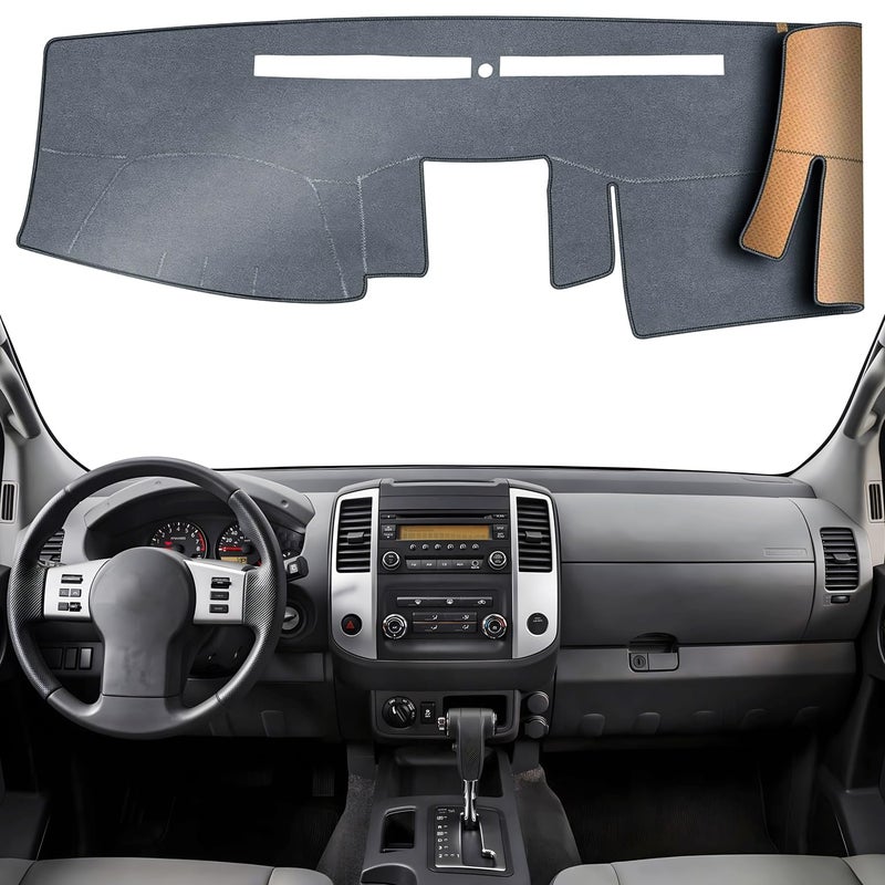 KEYOOG Dashboard Cover Dash Mat Fit for Nissan 20212005 Frontier1505 Xterra1205 Pathfinder Wo NAV 1209 Suzuki Equator Car Dash Board Mat AntiGlare CarpetNonSlip Pad Grey