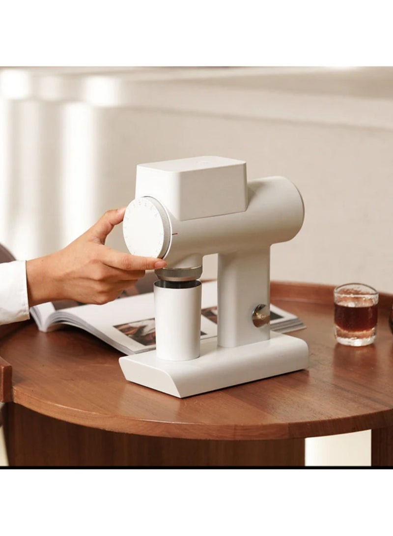 TIMEMORE COMBO PACK - TIMEMORE Sculptor 078S -White - Electric Coffee Grinder, 78mm Flat Burr with TIMEMORE Crystal Eye V60 Brewer Set Size 02 , Color -Clear - Image 2