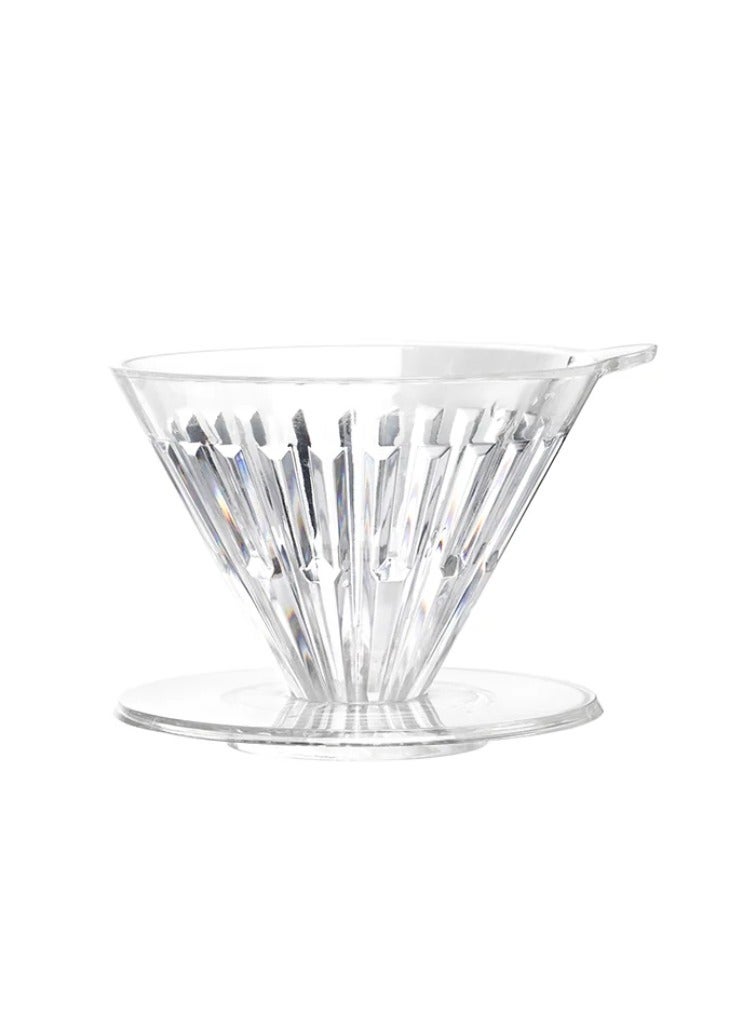 TIMEMORE COMBO PACK - TIMEMORE Sculptor 078S -White - Electric Coffee Grinder, 78mm Flat Burr with TIMEMORE Crystal Eye V60 Brewer Set Size 02 , Color -Clear - Image 3