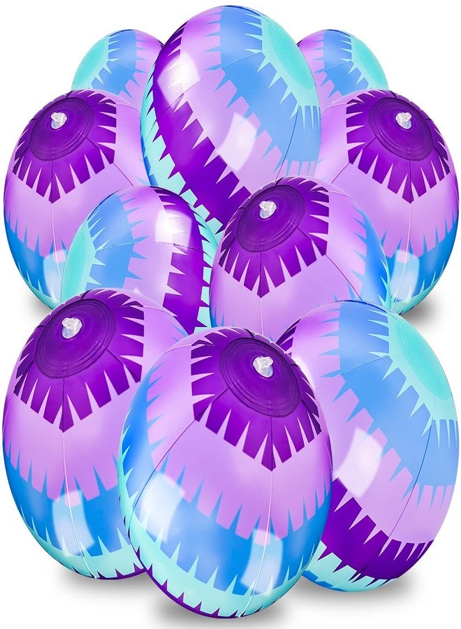 OU RUI 10Pcs Video Game Themed Beach Ball 9" Bulk for Summer Pool and Beach Game Gifts for Video Gameing Birthday Party Decorations End of The Year Class Party Decorations Favor - Image 1