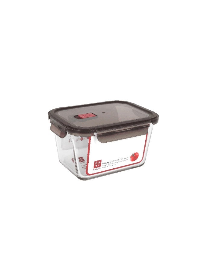 Fukuro Yoki Borosilicate Rectangle Airtight Glass Container - Ultra Deep (1800ml) - Image 4