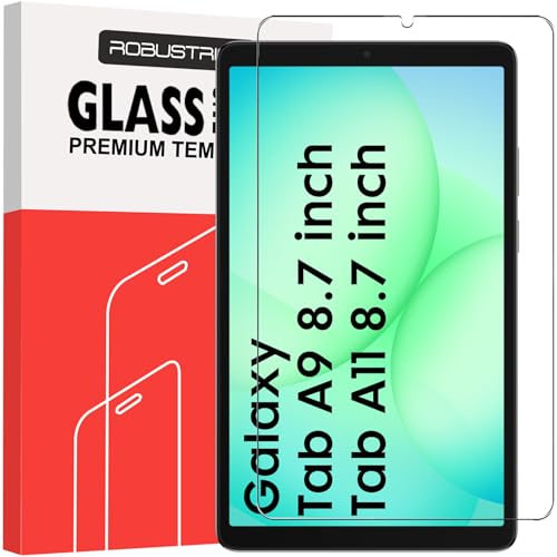 Robustrion Premium Tempered Glass for Samsung Tab A11 / Tab A9 8.7 inch Screen Protector Guard for Samsung Galaxy Tab A9 / A11 Tablet [Anti-Scratch] & [Smudge Proof] - Pack of 1 - Image 1