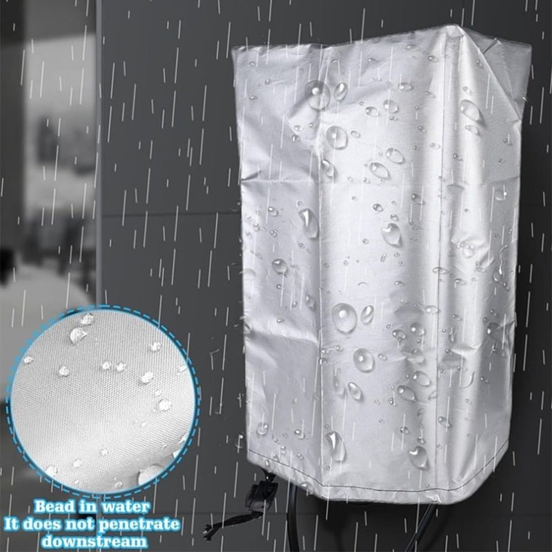 Waterproof EV Charger Cover Outdoor Protection Rainproof Sleeve Silver 50 X 35 X 70cm - Image 4