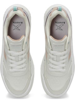 Kinetix Adexa Pu W 4pr Ecru Women's Sneakers  - Image 4