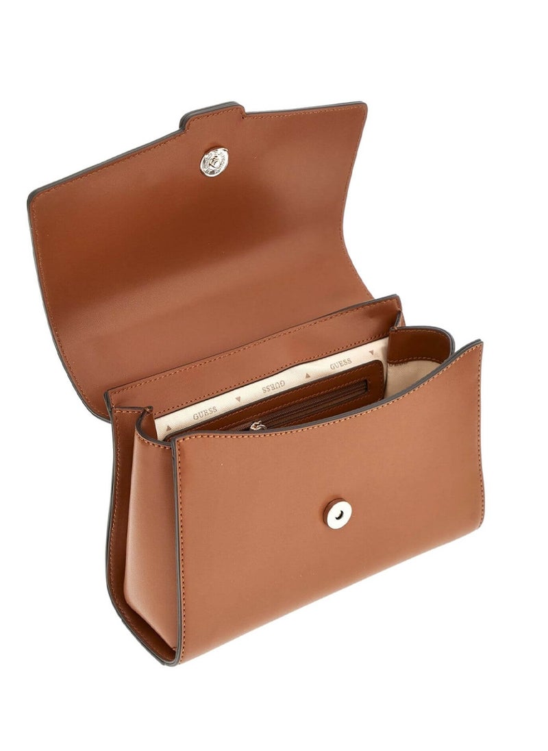 GUESS Guess Brown Top Handle Satchel  For Women  - Image 3
