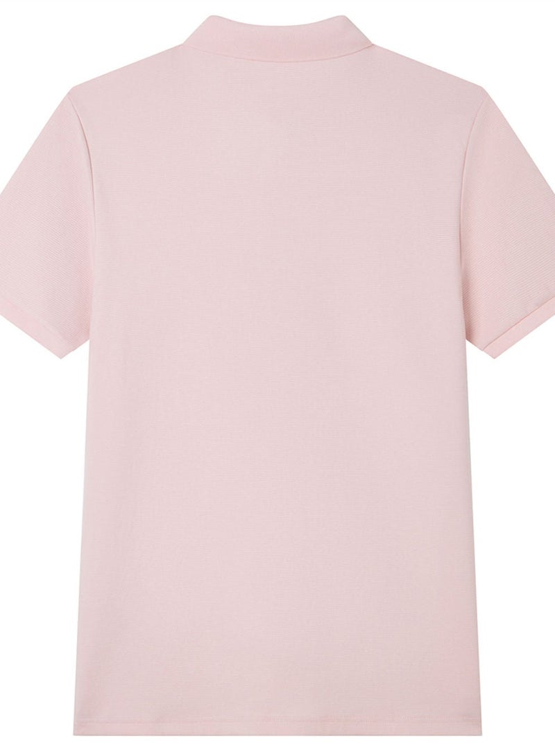 GIORDANO Men's Slim Waffle Knit Premium Polo - Image 4