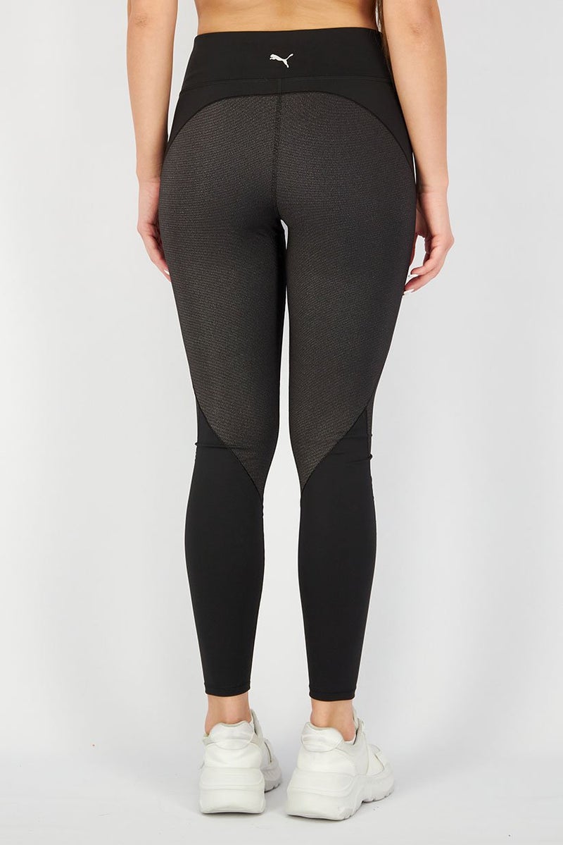 PUMA Women Metallic High Rise 7 and 8 Tight, Black - Image 3