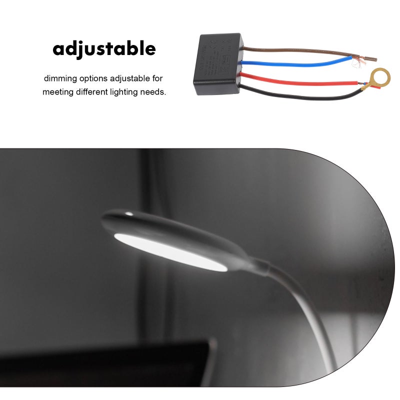 Table Lamp Illuminated Dimmer 4-way Dimmable Light Supply - Image 5